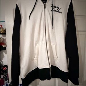 Harley-Davidson Monochrome Zip-Up Jacket
